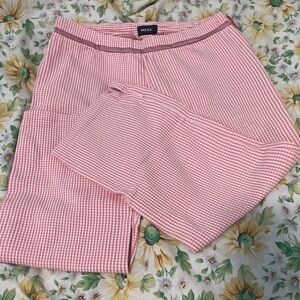 Mexx Pink and white gingham pants with a vintage 1950s vibe vibes